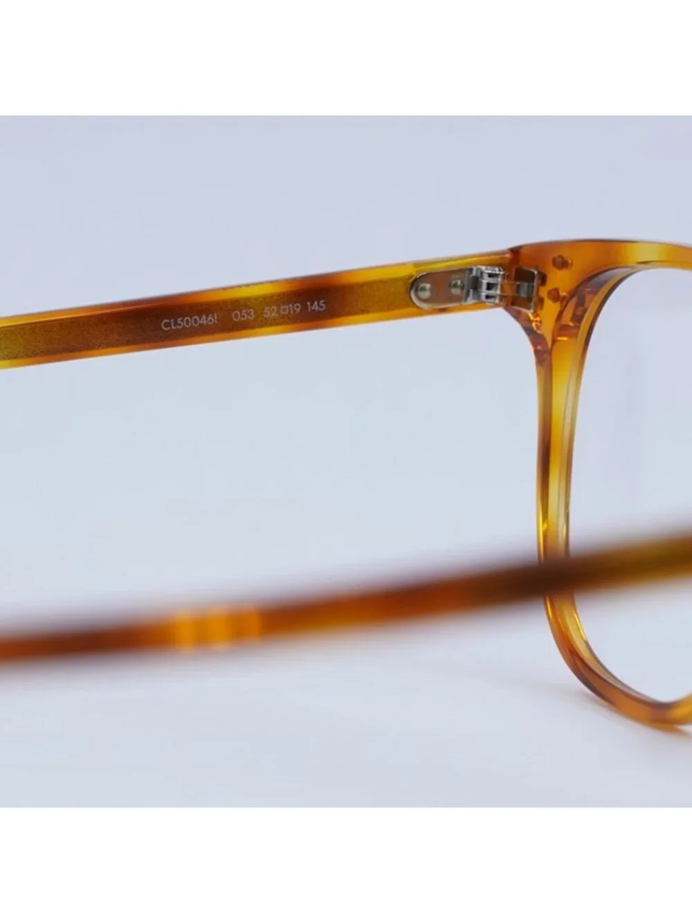 Celine CL50046I 053 Eyeglasses Havana 52mm Round Frame